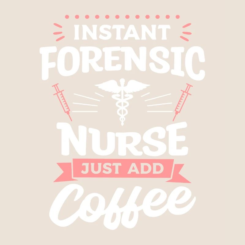 L’infirmière médico-légale instantanée ajoute simplement du café Les infirmières RN