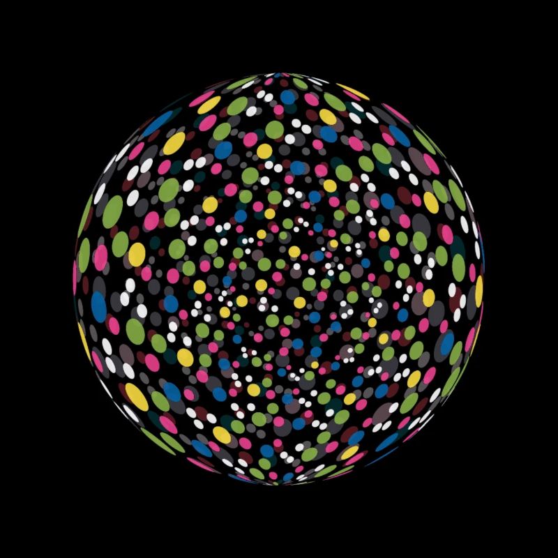 Rainbow Polka Dot Funny Ball Journée internationale des points
