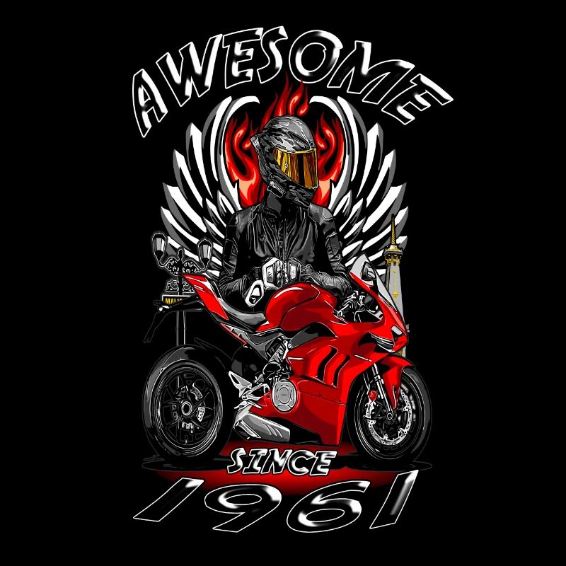 Awesome since 1961, Biker Geburtstag