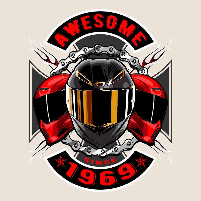 Awesome since 1969, Biker Geburtstag