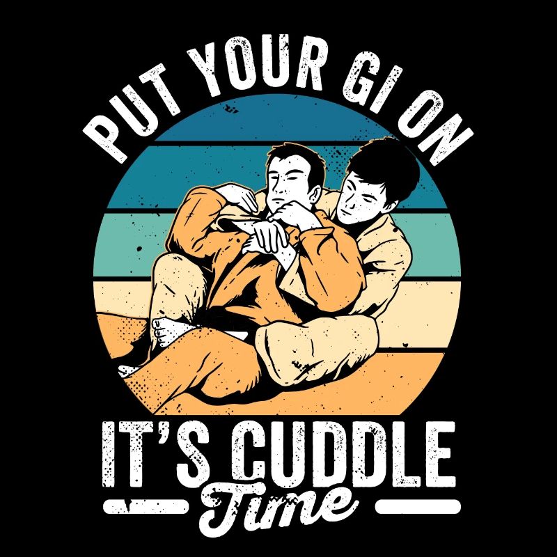 Jiu Jitsu Retro Vintage Put Your Gi On It'S