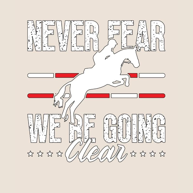 Saut d’obstacles N’ayez jamais peur que nous soyons des chevaux Saut d’obstacles