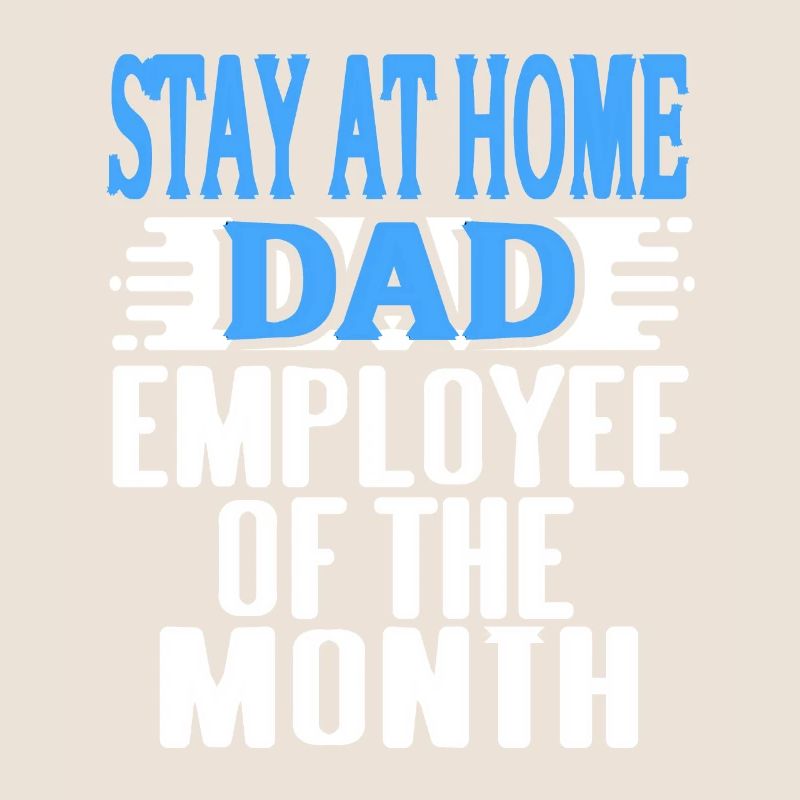 Restez à la maison DAD Employé du mois Cool Retro