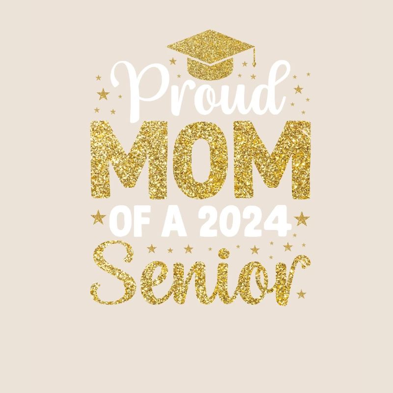 Lustige Stolze Mutter Eines Abschlussgeschenks