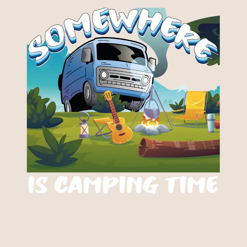 Somewhere is camping time