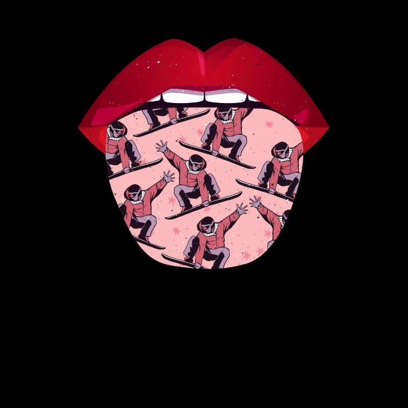 Snowboard Snowboarder Tongue