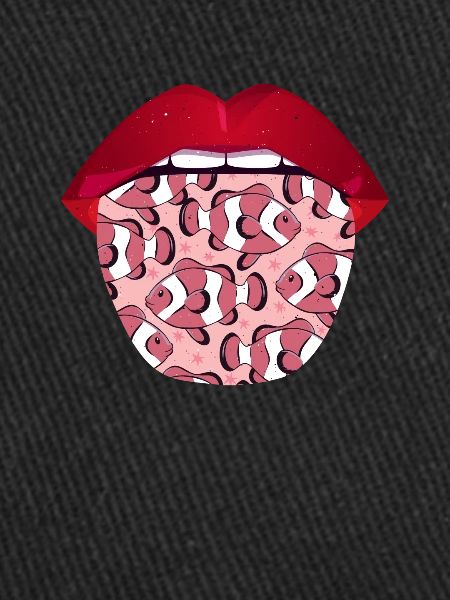 Clownfisch Lippen