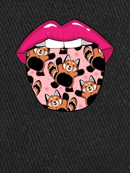Langue de panda roux