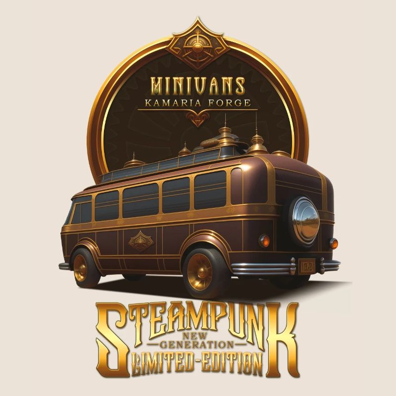 STEAMPUNK OLDTIMER OLDTIMER RETRO MINIVANS