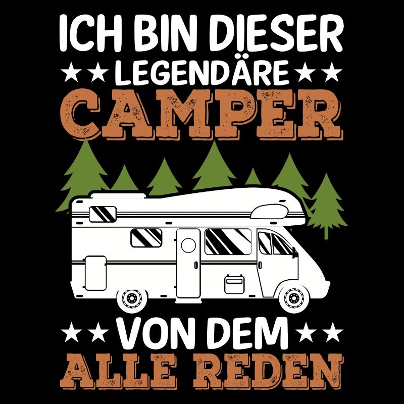 Ich Bin Dieser Legendäre Camper Zelten Camping