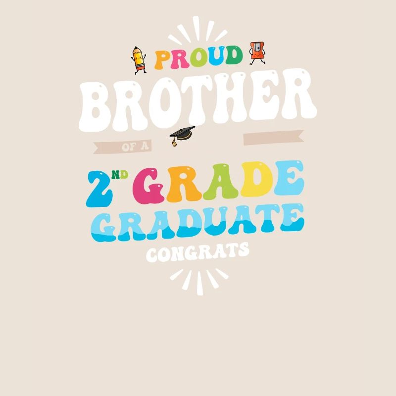 Fier frère d’une classe de 2e année de 2023