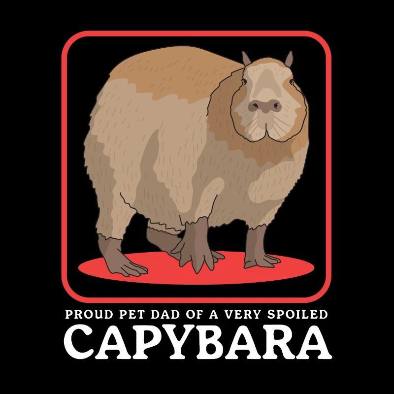 Capybara Papa Capybaras Capybaras Capybara Cadeau