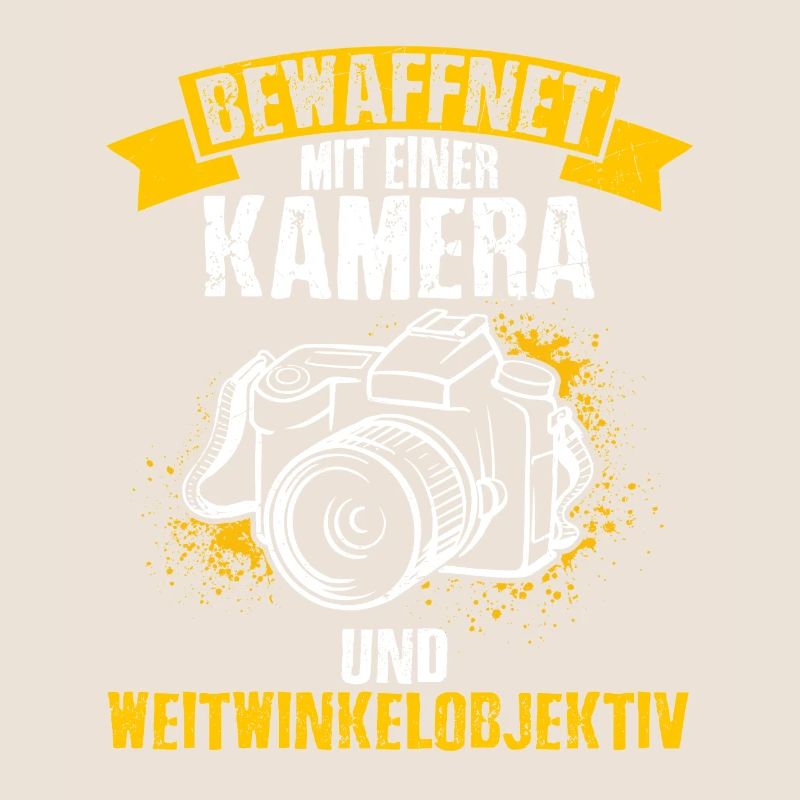 Bewaffnet mit einer KAMERA und WEITWINKELOBJEKTIV