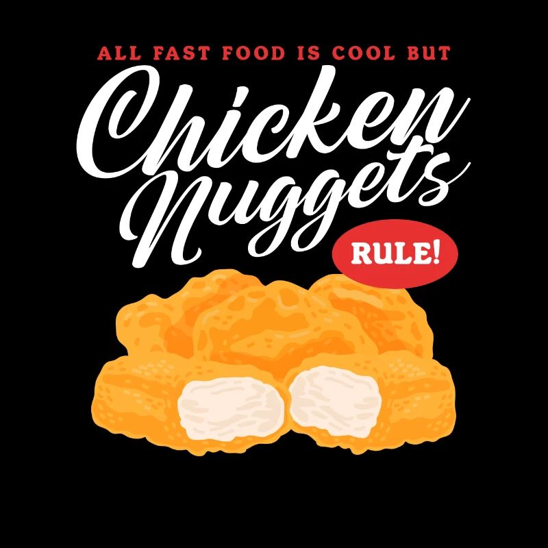 Pépites de poulet Restauration rapide | Cadeau Chicken Nuggets