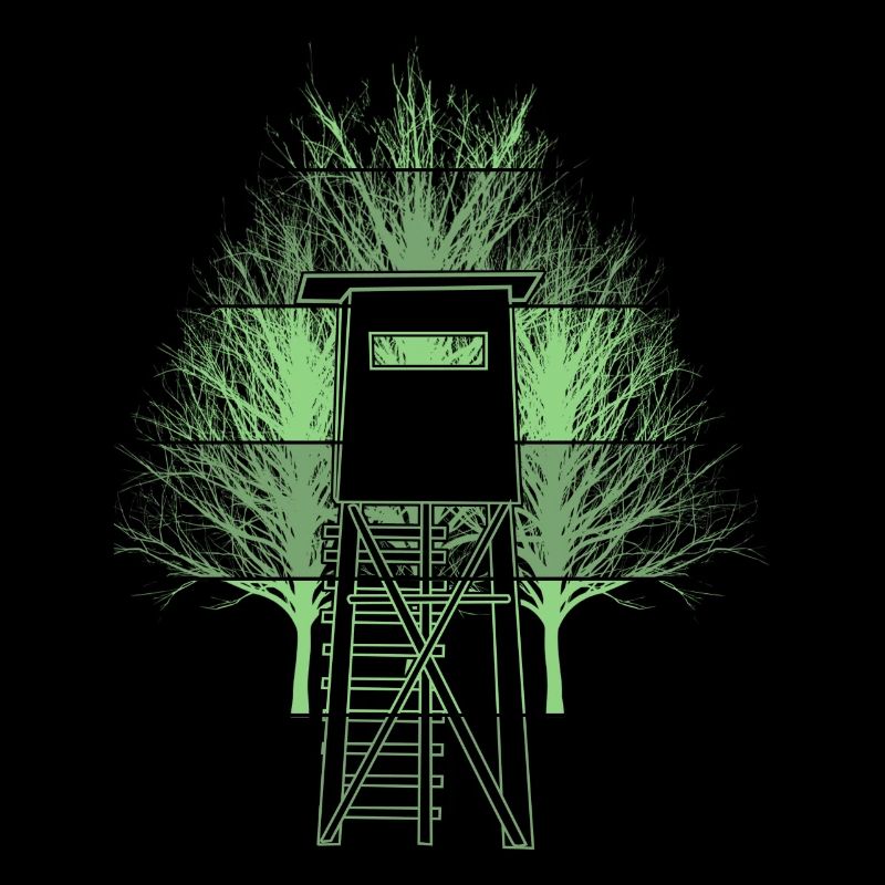 Jägerin Jagd Hochsitz Jäger