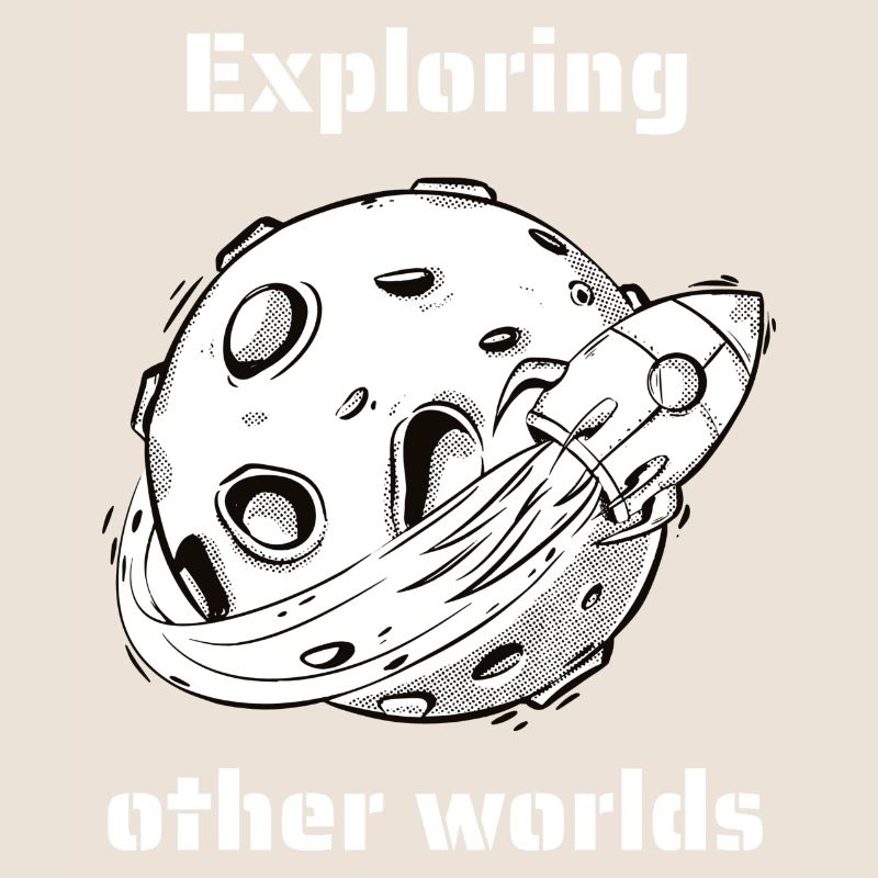 Exploring Other Worlds Retro Outer Space Designs