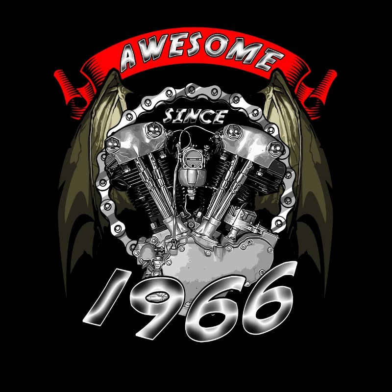 Awesome since 1966, Biker Geburtstag