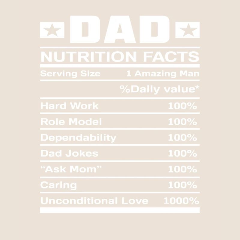 Papa Nutritional Information Father's Day
