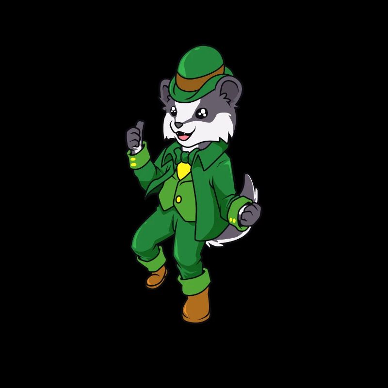 Dachs Leprechaun - St Patricks Dachs
