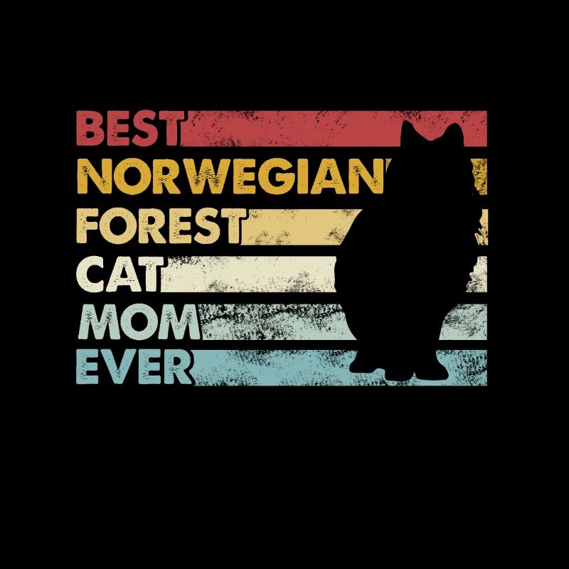 Meilleure mère de tous les temps - Norwegian Forest Cat