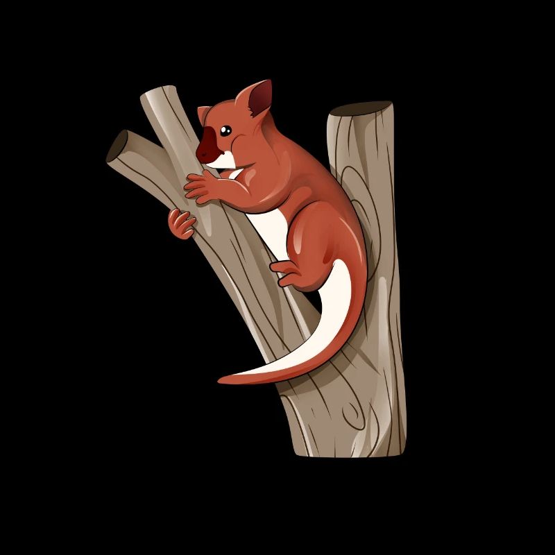 Cartoon Tree Kangaroo