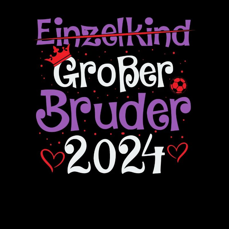 Jungen Ich werde Großer Bruder 2024 Geburt Spruch