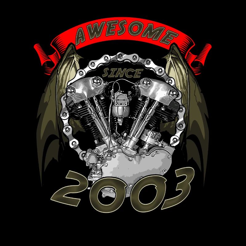 Awesome since 2003, Biker Geburtstag