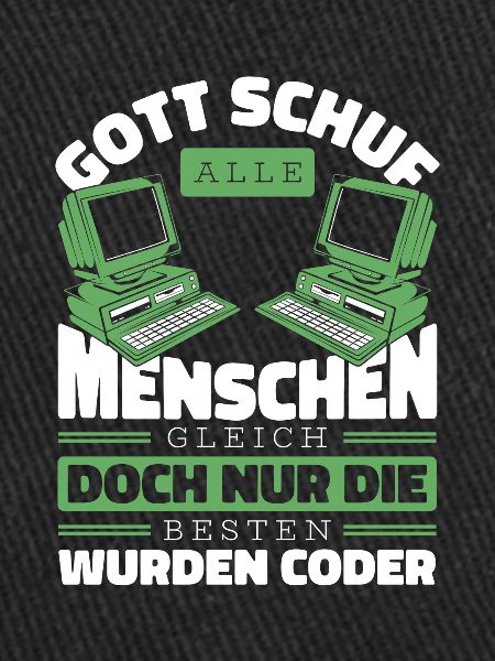 Entwickler Coder Programmierer Gott