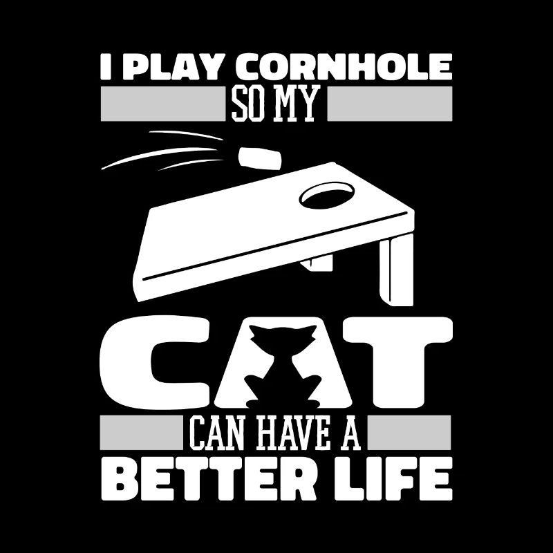 Cornhole Sackloch Spiel Katze