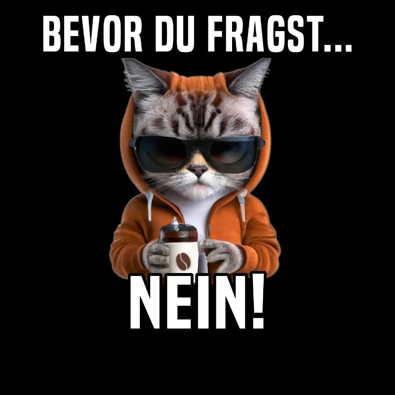 Faule Katze Bevor Du Fragst Nein
