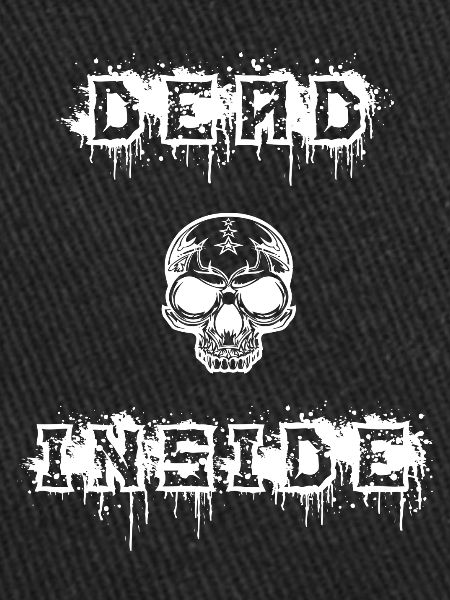 dead inside in white