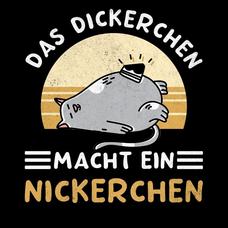 Das Dickerchen Macht Ein Nickerchen Morgenmuffel