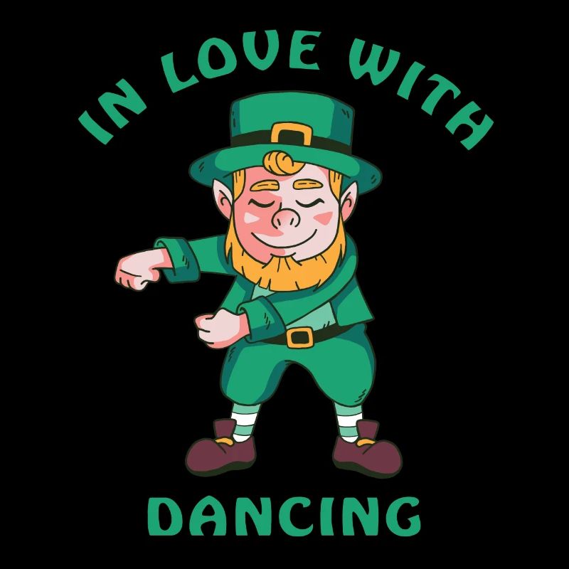 Leprechaun dancing on St Patrick's Day in Ireland