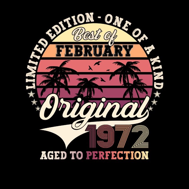 February born 1972 51st birthday gift man
