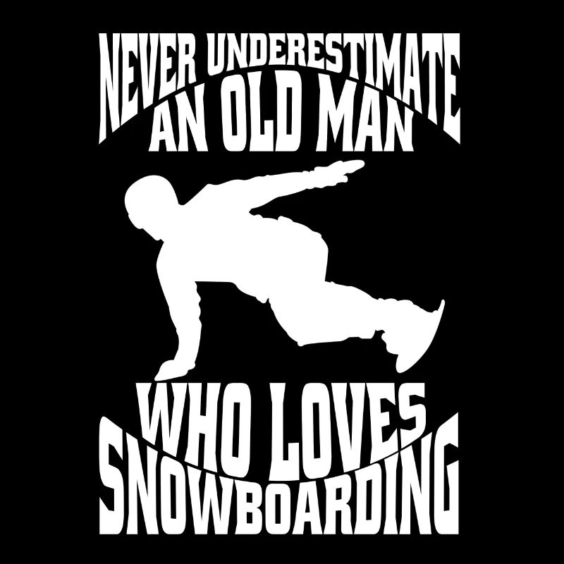 Snowboard Snowboardfahrer Geschenk Snowboardsport
