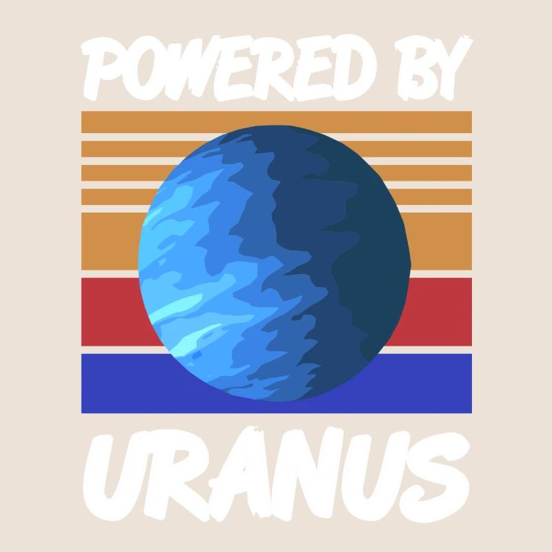 Powered By URANUS Retro Solar System Planet