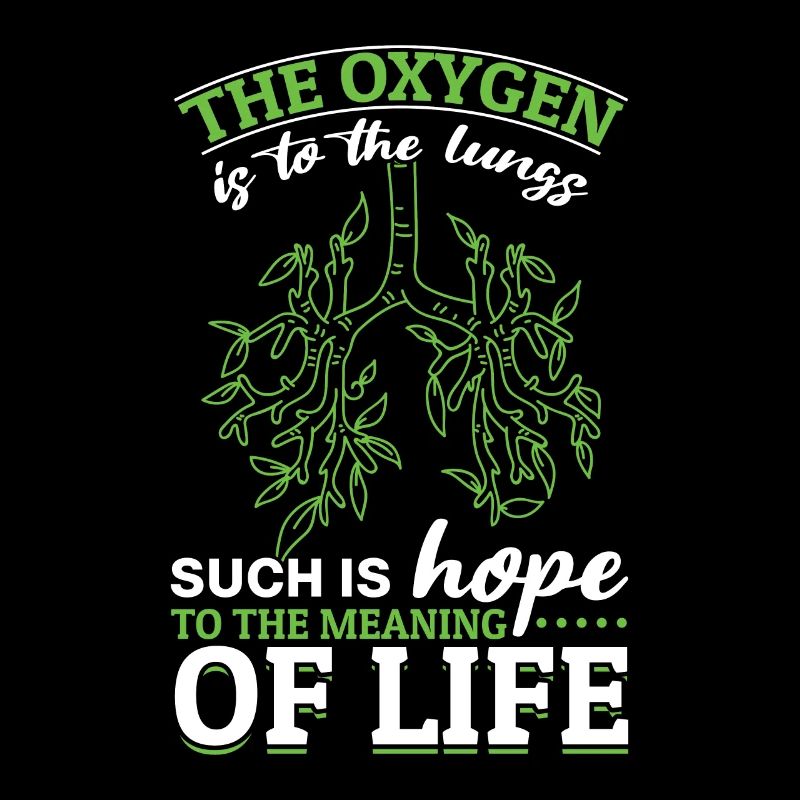 Spenderlunge Äste Oxygen Lungen Hoffnung Leben