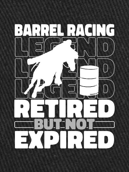Retraité de course de barils