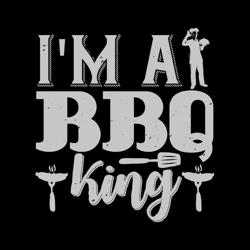 I AM A BBQ KING FUNNY