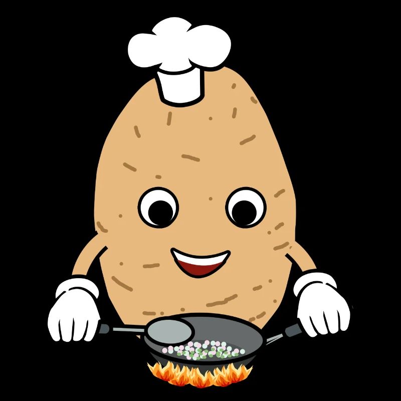 Cuisiner des pommes de terre Funny Hobby Chef