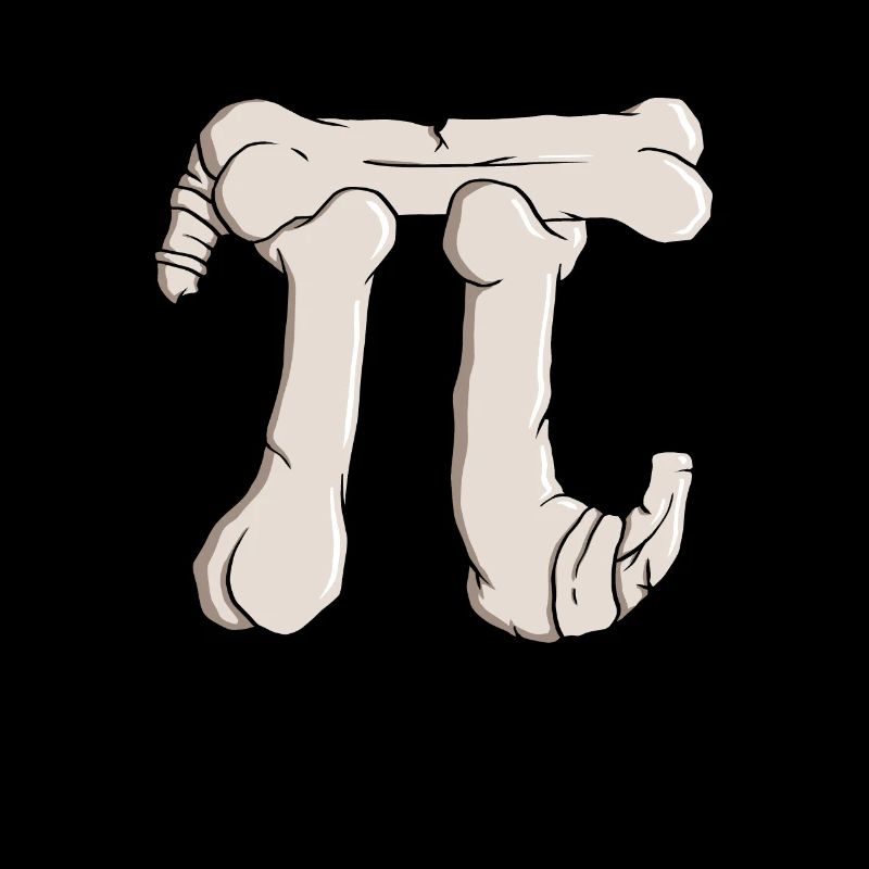 Pi Bones - Pi Funny Math Halloween