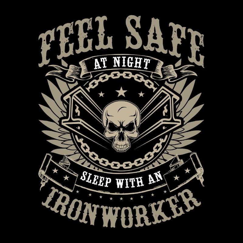 Ironworker Feel Safe At Night Construction Worker