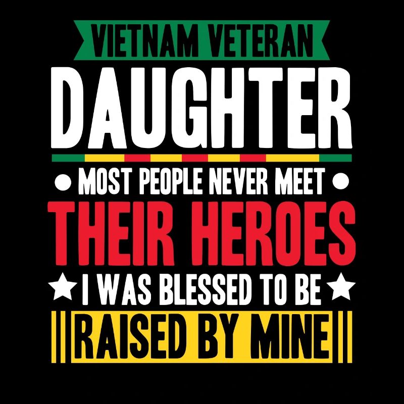 Stolze Tochter Eines Vietnam-veteranen