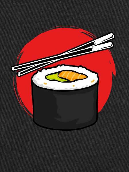 Maki sushi roll Red Sun