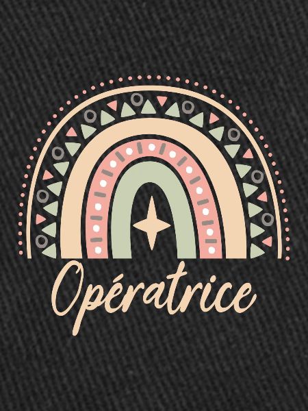 Cadeau Opératrice. Boho Rainbow opératrice.