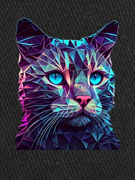 Chaton Chaton Chat Polygone Chat