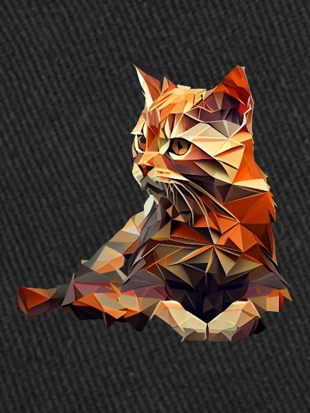 Chaton Chaton Chat Polygone Chat