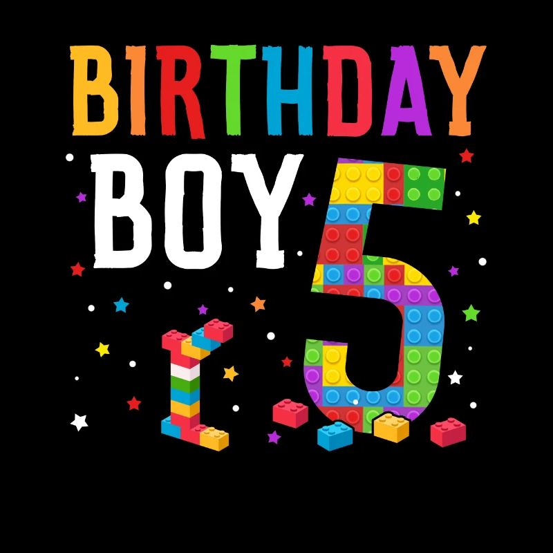 Anniversaire garçon bloque 5 ans