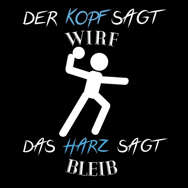 Handball Harz Wirf Spruch