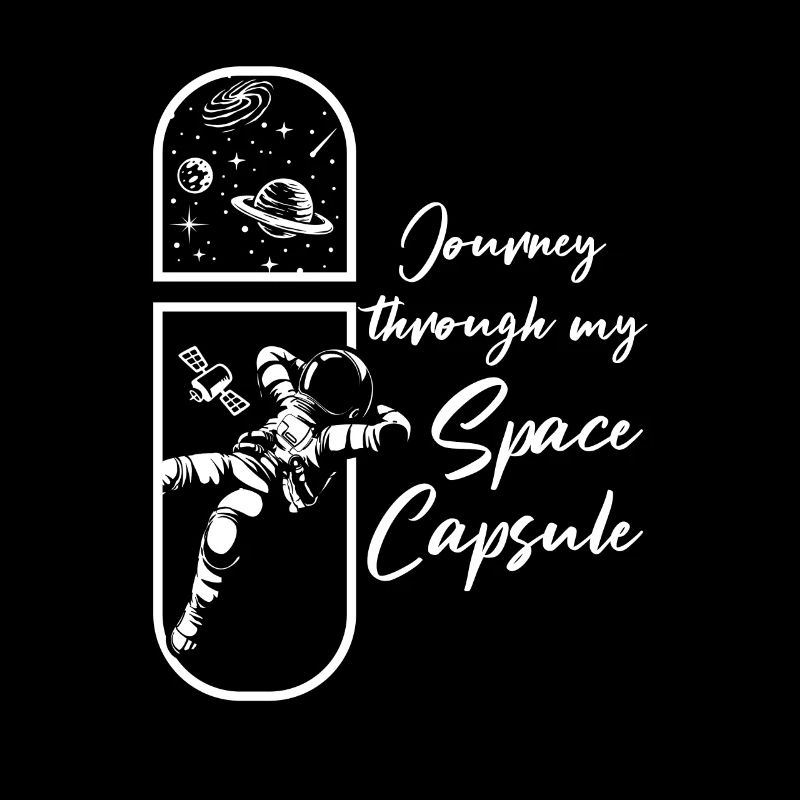 Space Capsule Science Fan Galaxy Astronaut